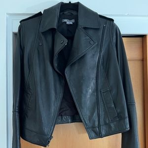 Vince Leather Moto Jacket